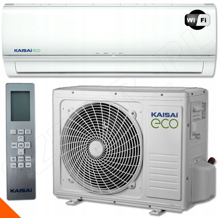 Klimatizácia KAISAI ECO KEX 3,5 kW model KTH - HEPA WiFi KÚRENIE